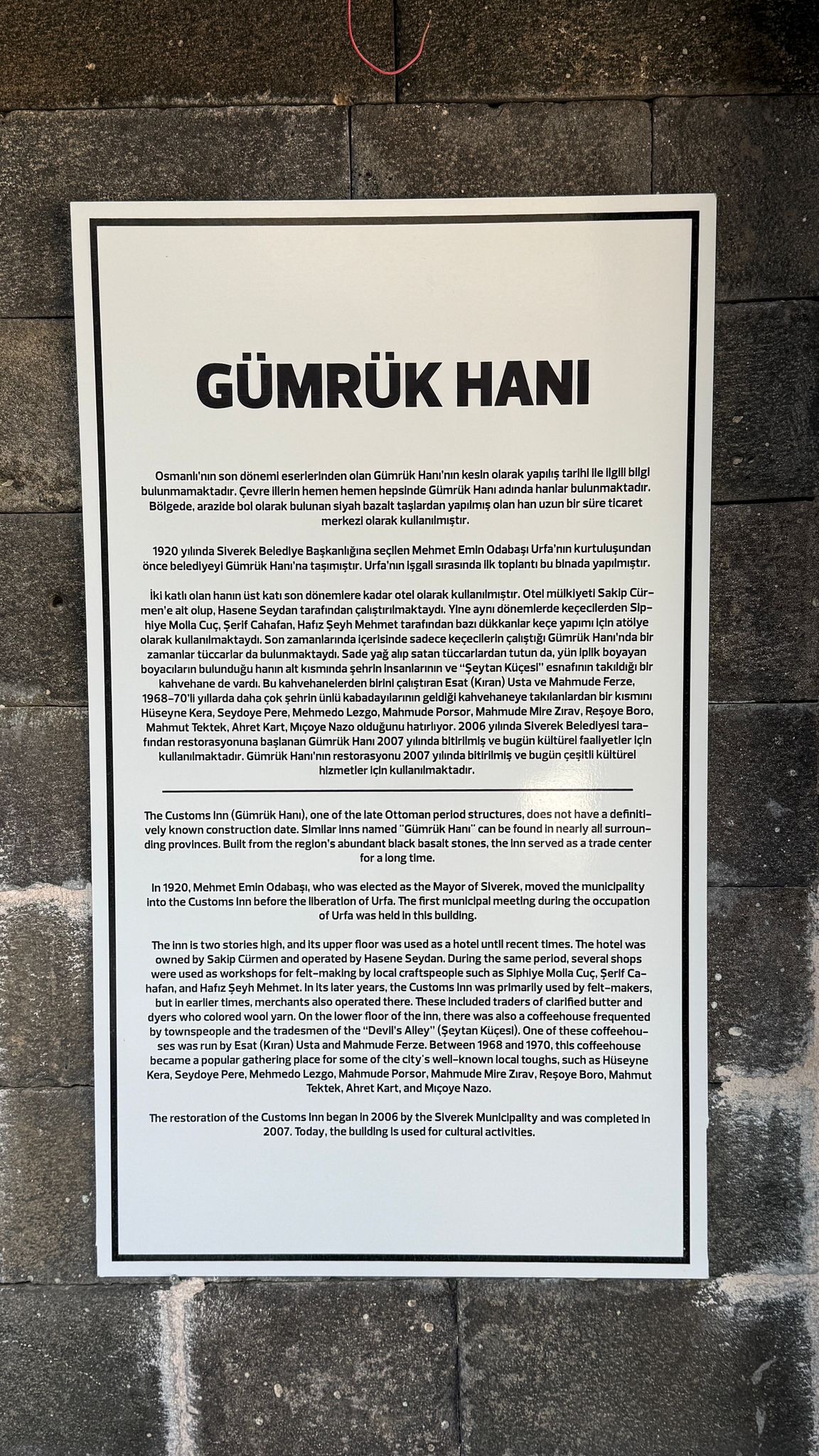Siverek Gümrük Hanı