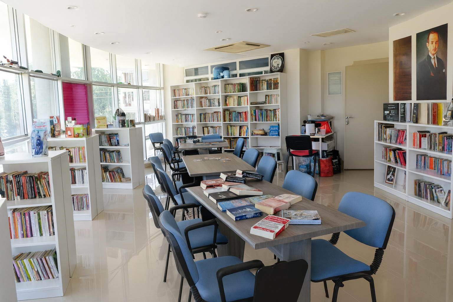 80. Yıl Cumhuriyet Kütüphanesi